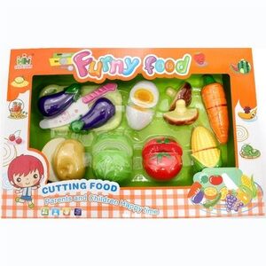 Magic Vegetables Cutting Board + Knife Package velcro funny food